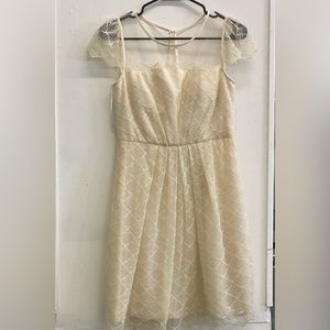 Minuet cream lace dress